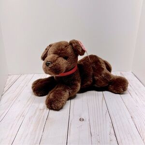 GOTTA GETTA GUND NWT VINTAGE DIGGITY BROWN DOG RED COLLAR 1308